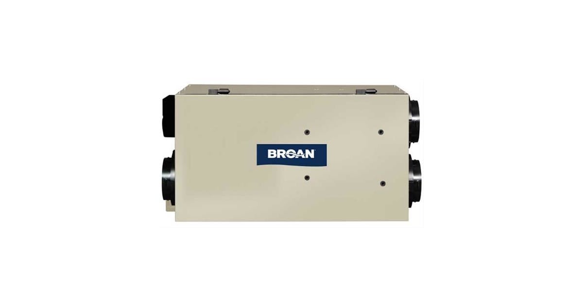 Broan ERV180S 183 CFM Energy Recovery Ventilator with Side