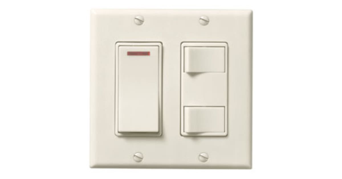 Broan Rocker Switch Broan 685VL 3 Function Rocker Switch with Lighted On/Off Control ...