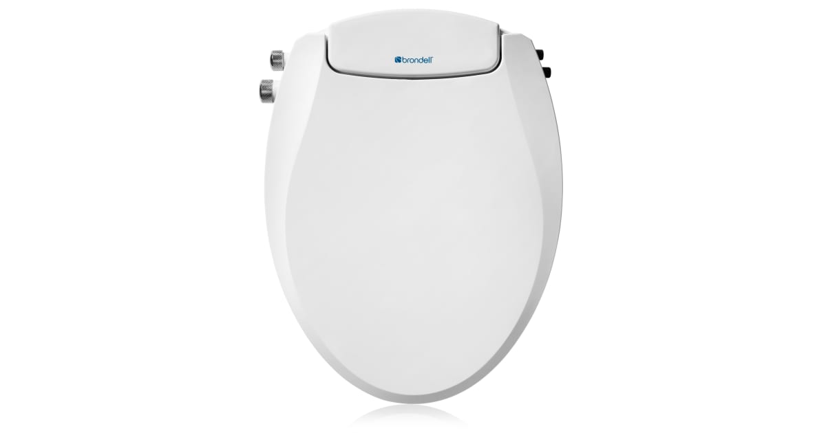Brondell S102EW EcoSeat Elongated Soft Close Bidet Seat