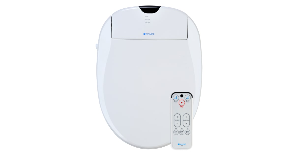 Brondell S900EW Swash 900 Elongated Bidet Toilet Seat
