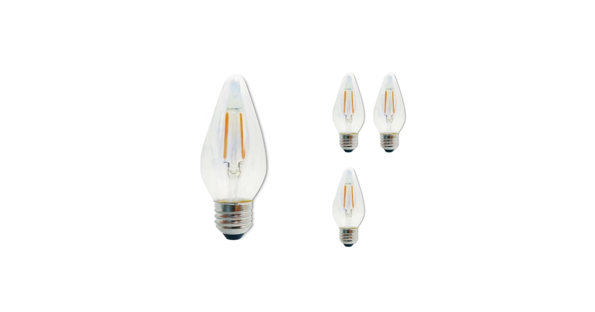 Bulbrite 862789 Pack of (4) 4 Watt Dimmable Medium (E26) LED Bulb