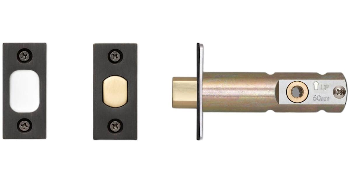 Buster + Punch NDT-351725 2-3/8 Inch Backset Deadbolt Door Latch ...