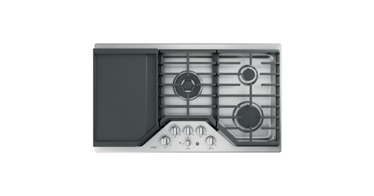 Cafe CGP9536SLSS 36 Inch Wide 5 Burner Gas Cooktop with