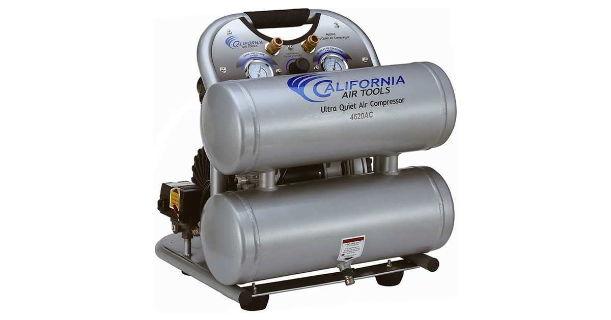 California Air Tools CAT-4620AC 2 HP 4.6 Gal 125 Max PSI Single-Stage Portable Electric (110 Volt) Reciprocating Air Compressor | Ferguson Home