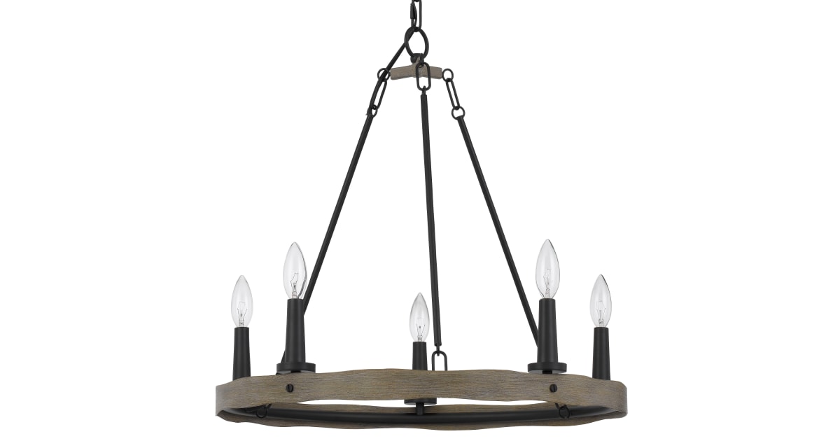 Cal Lighting FX-3775-5 Maidstone 5 Light 23" Wide Taper Candle Style ...