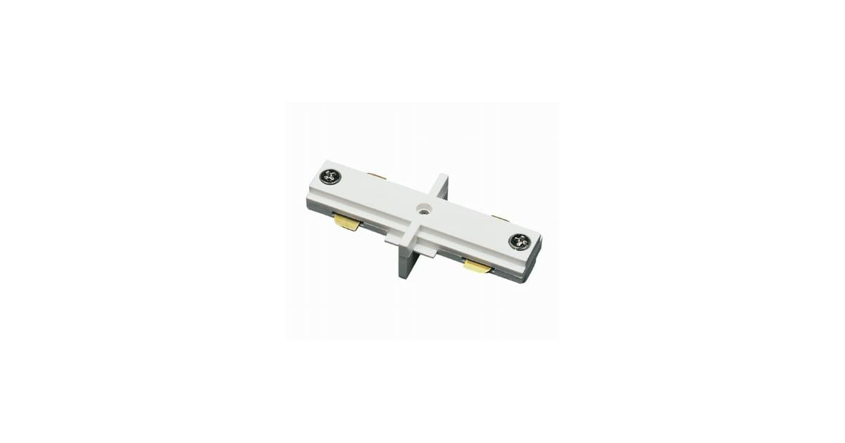 Cal Lighting HT2-286-WH Straight Connector without Power Entry for Dual ...