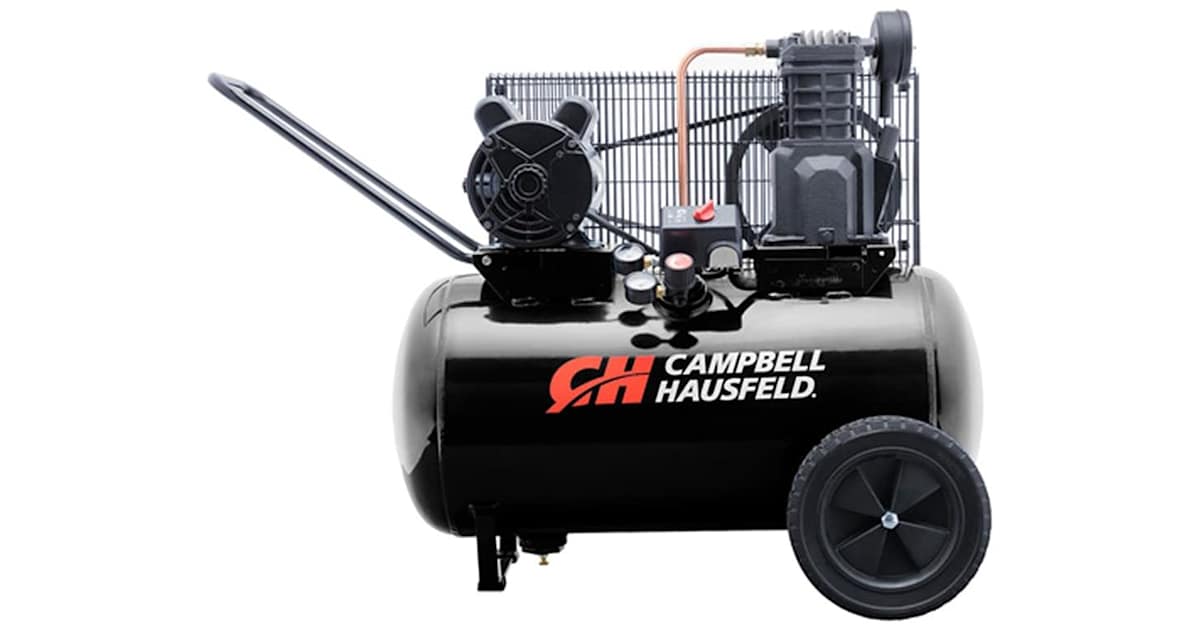 Campbell Hausfeld VT6183 2 HP 20 Gal 135 Max PSI Single-Stage Portable ...