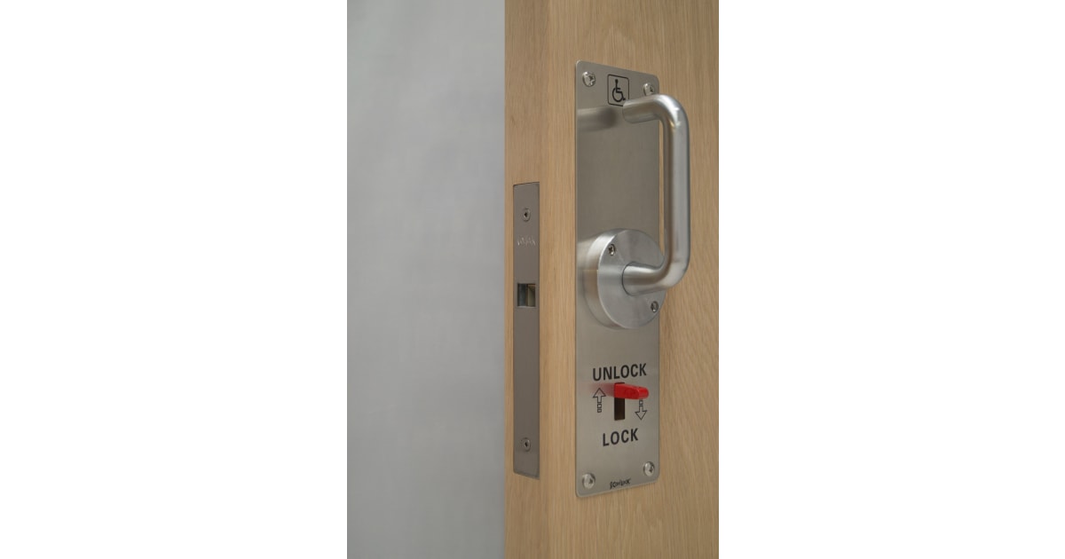 CL100 ADA Lever Sliding Door Handle With Lock