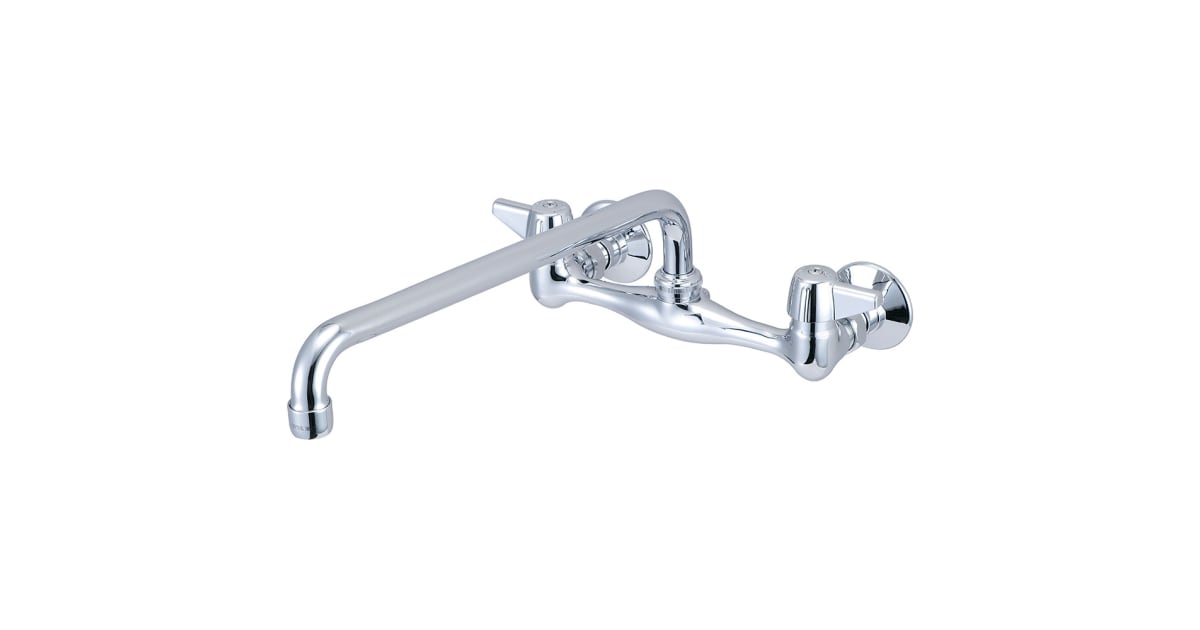 Central Brass 0047 Ta4 1 5 Gpm Wall Mounted Kitchen Faucet