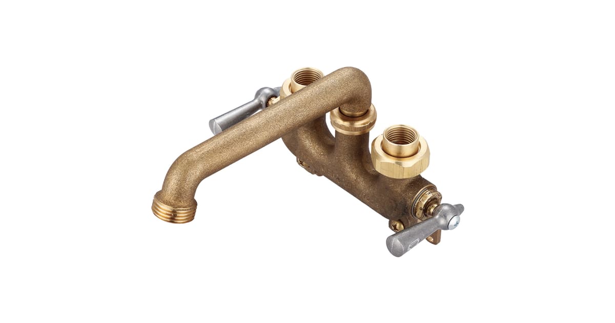 Central Brass 04705 Two Handle Laundry Faucet with 6"