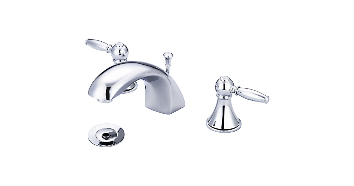 Central Brass 81172-D12AL1 1.2 GPM Double Handle Widespread Bathroom ...