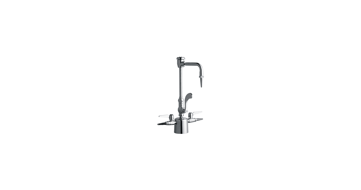 Chicago Faucets 1301GN2BVBE7317CP Deck Mounted