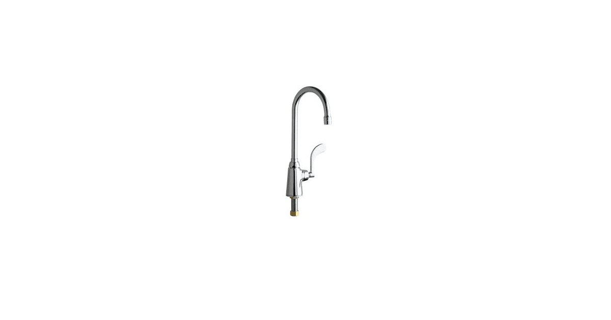 Chicago Faucets 350317XKABCP Commercial Grade Single Hole