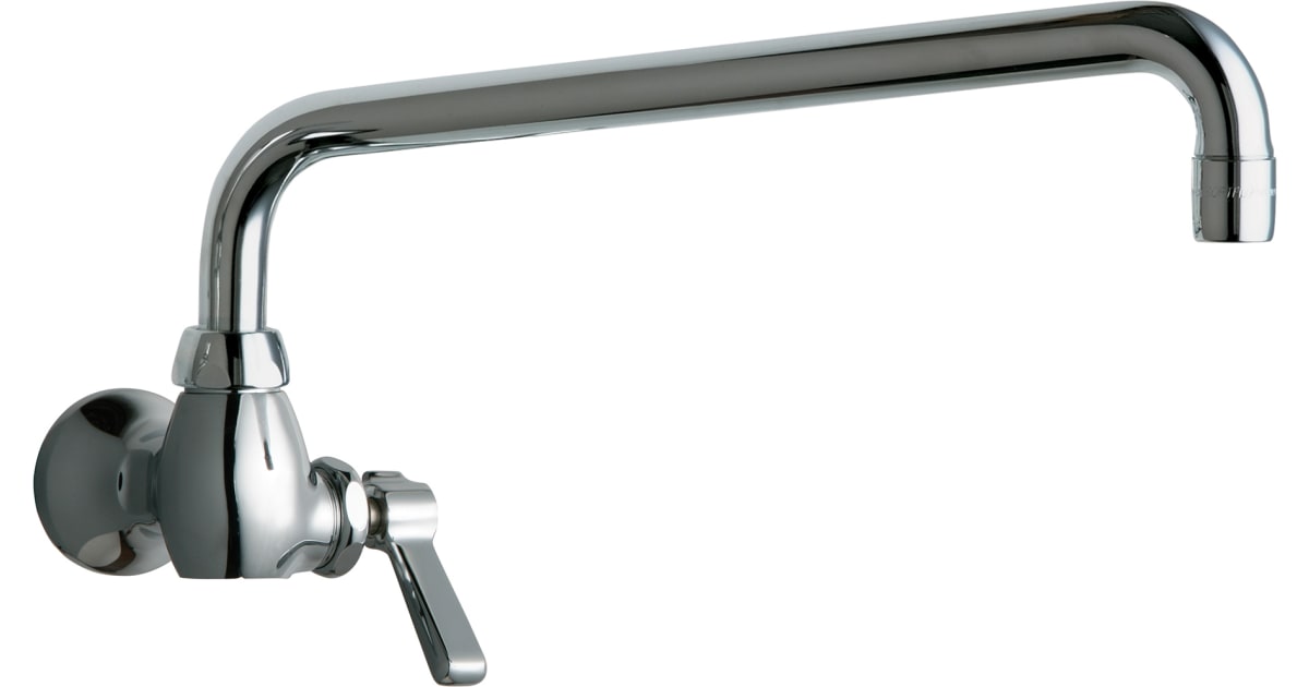 Chicago Faucets 332L12ABCP Wall Mounted Pot Filler Faucet