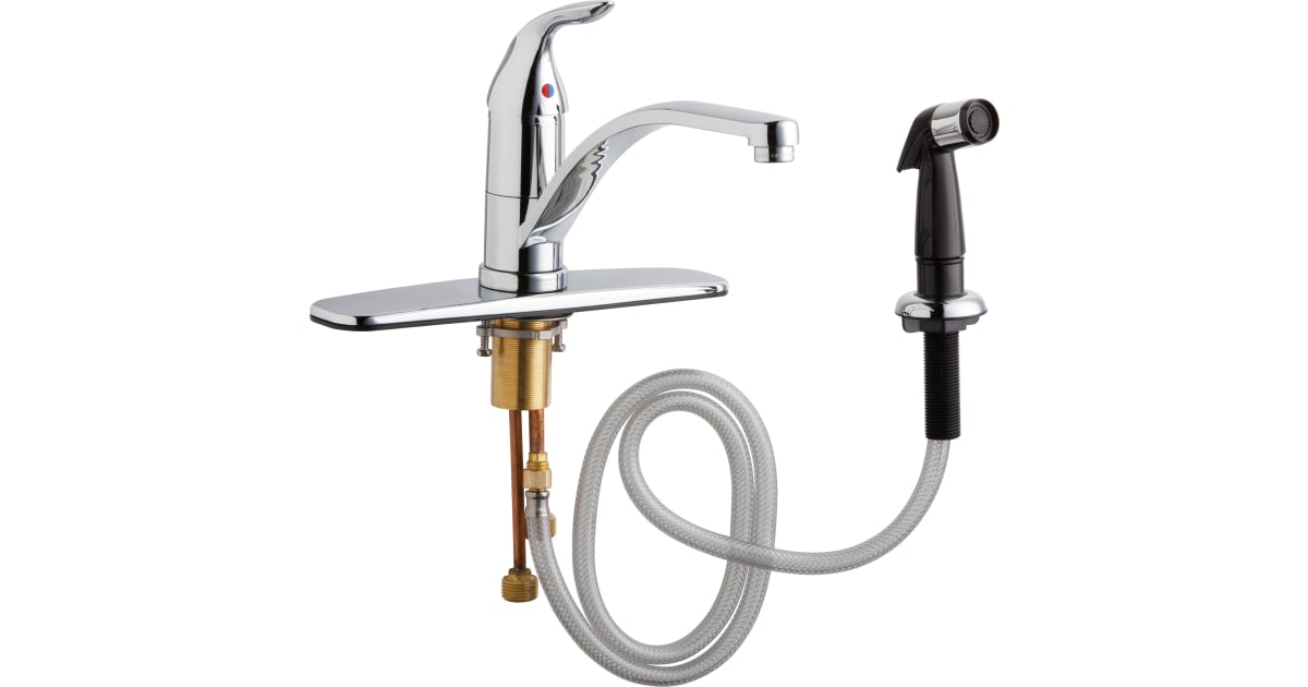 Chicago Faucets 432ABCP Commercial Grade Kitchen Faucet