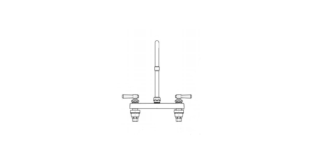 Chicago Faucets 527GN8AE3ABCP Commercial Grade