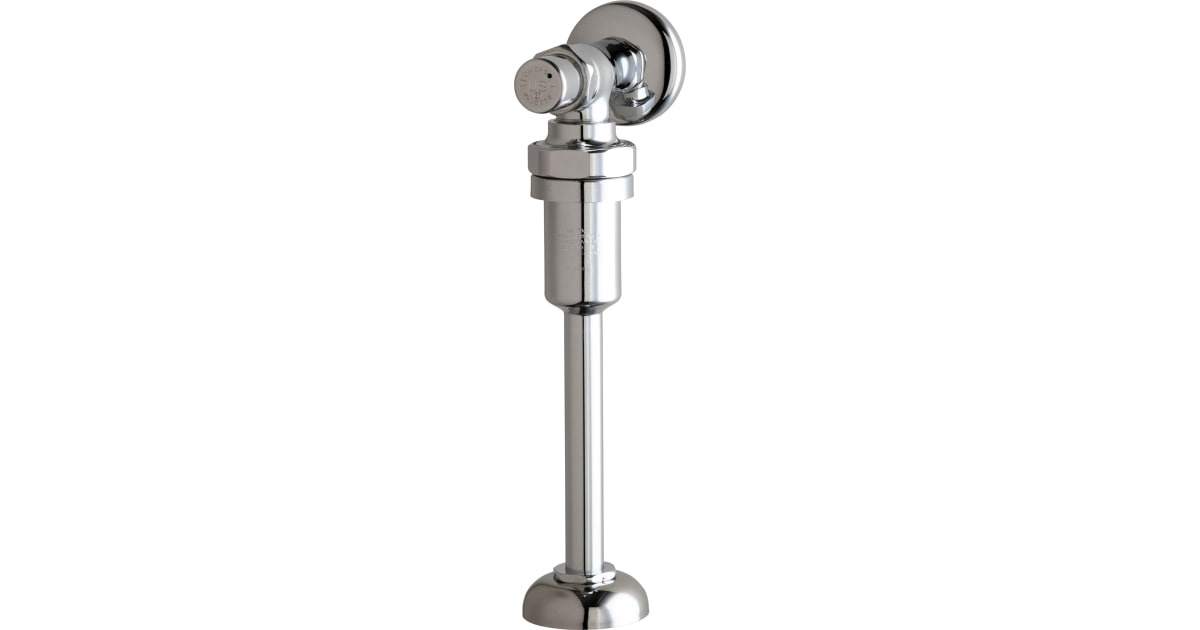 Chicago Faucets 732VBCP Angle Urinal Valve with Push