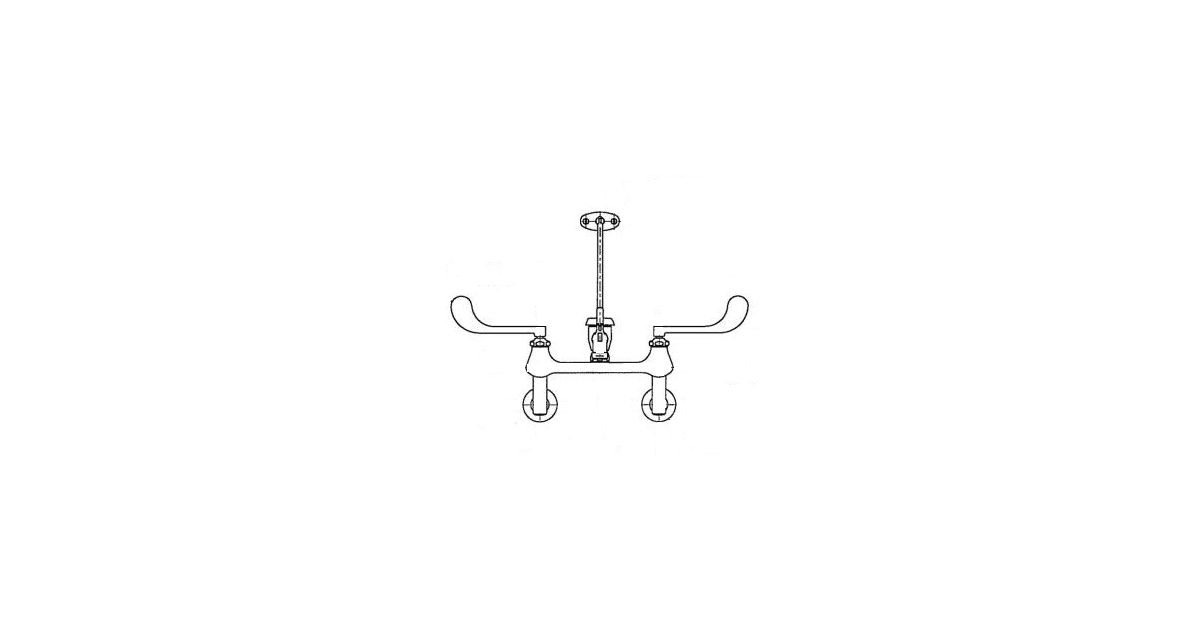 Chicago Faucets 8148977KCP Wall Mounted Flushing Rim