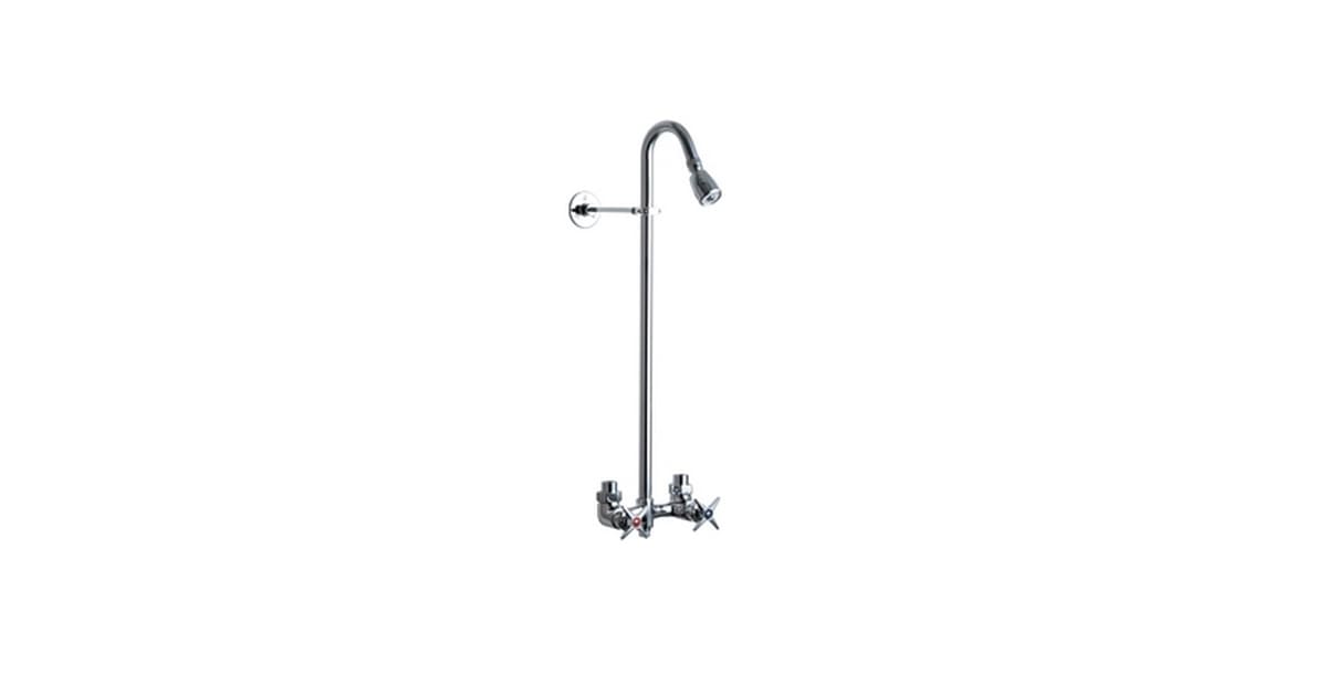 Chicago Faucets 752CP Faucet Shower Only Double Handle