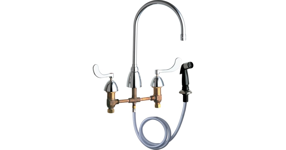 Chicago Faucets 200AGN8AE3317CP Deck Mounted 8"