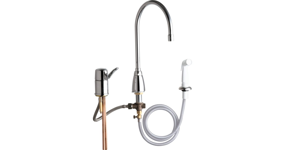 Chicago Faucets 2304ABCP Commercial Grade High