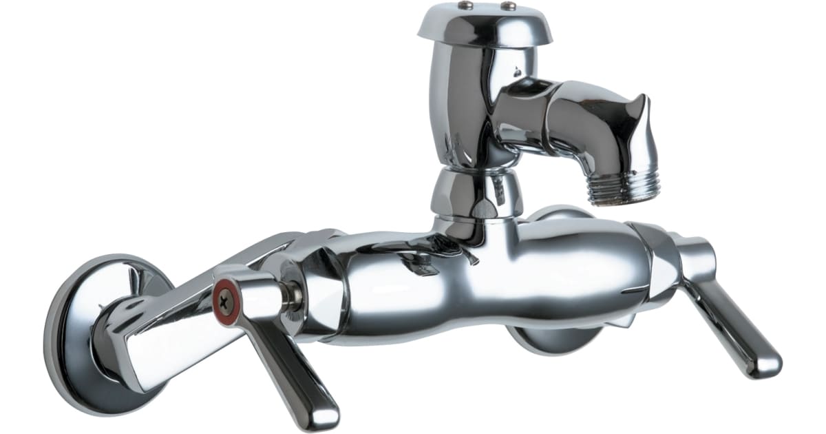 Chicago Faucets 305VBCP Wall Mounted Service Sink Faucet