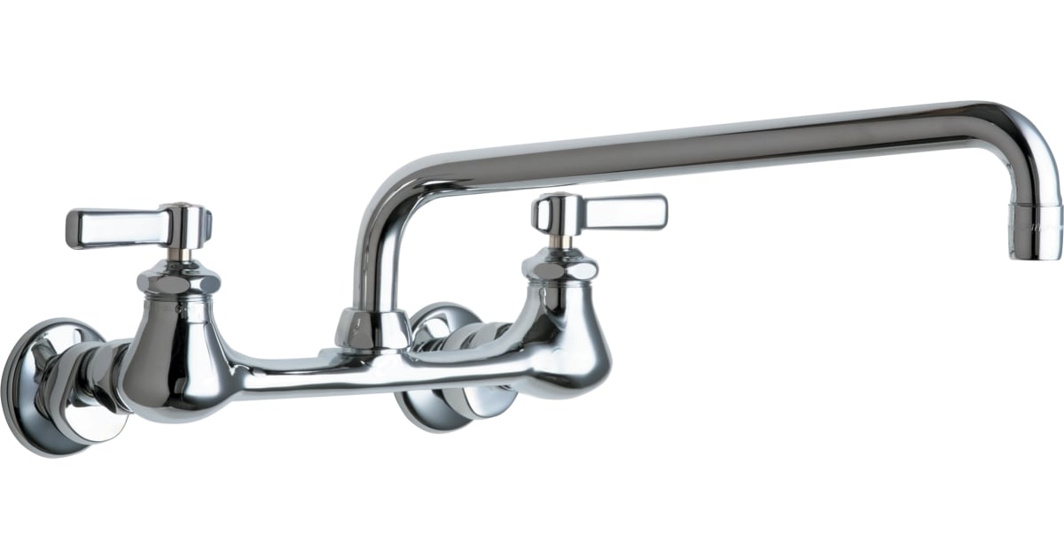 Chicago Faucets 540LDL12ABCP Wall Mounted Pot Filler