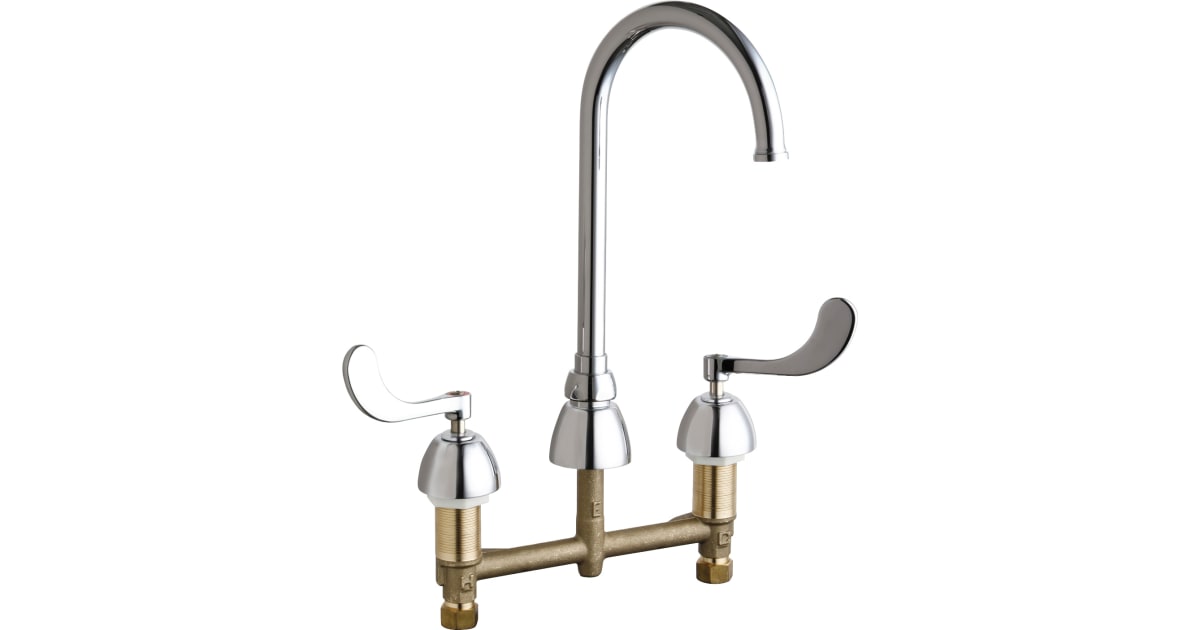 Chicago Faucets 786GN2FCABCP Commercial Grade High Arch