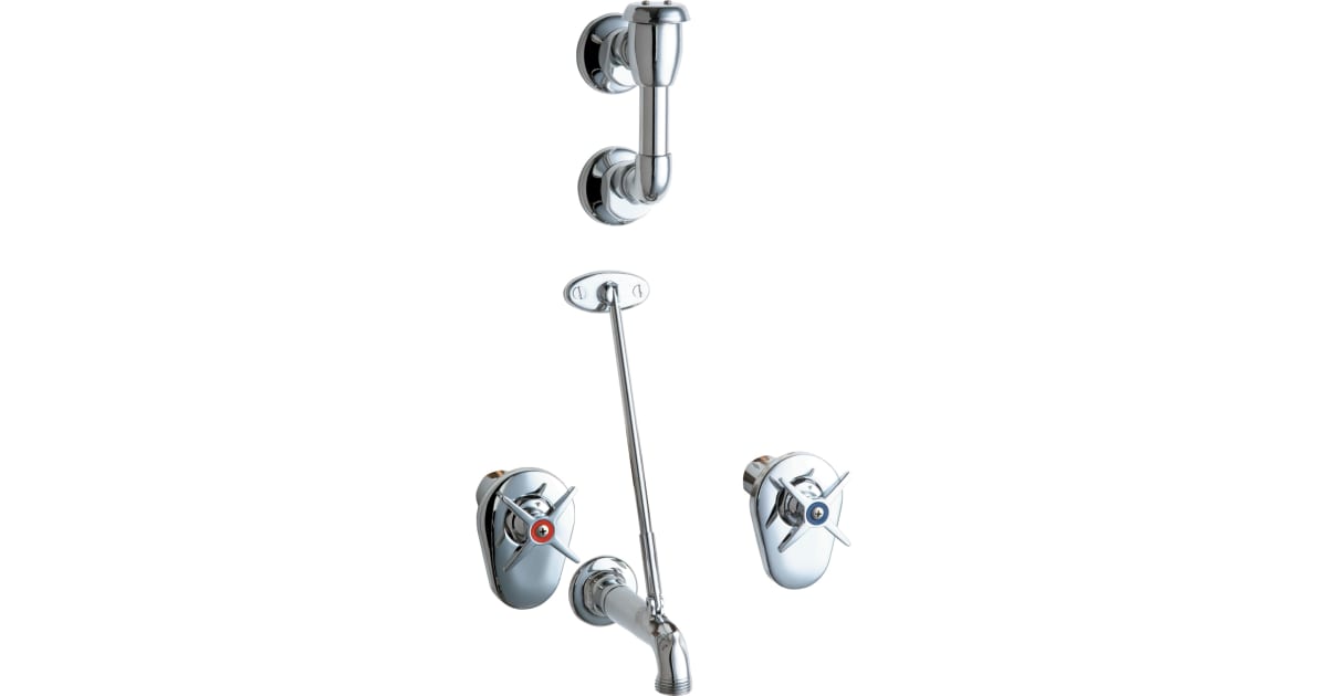 Chicago Faucets 911ISCP Wall Mounted Service Sink Faucet