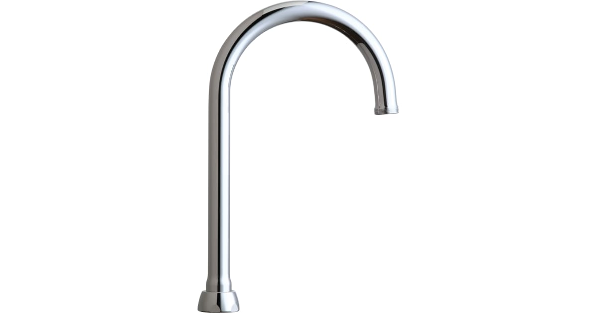 Chicago Faucets GN2AJKABCP 51/4" HighArch Gooseneck