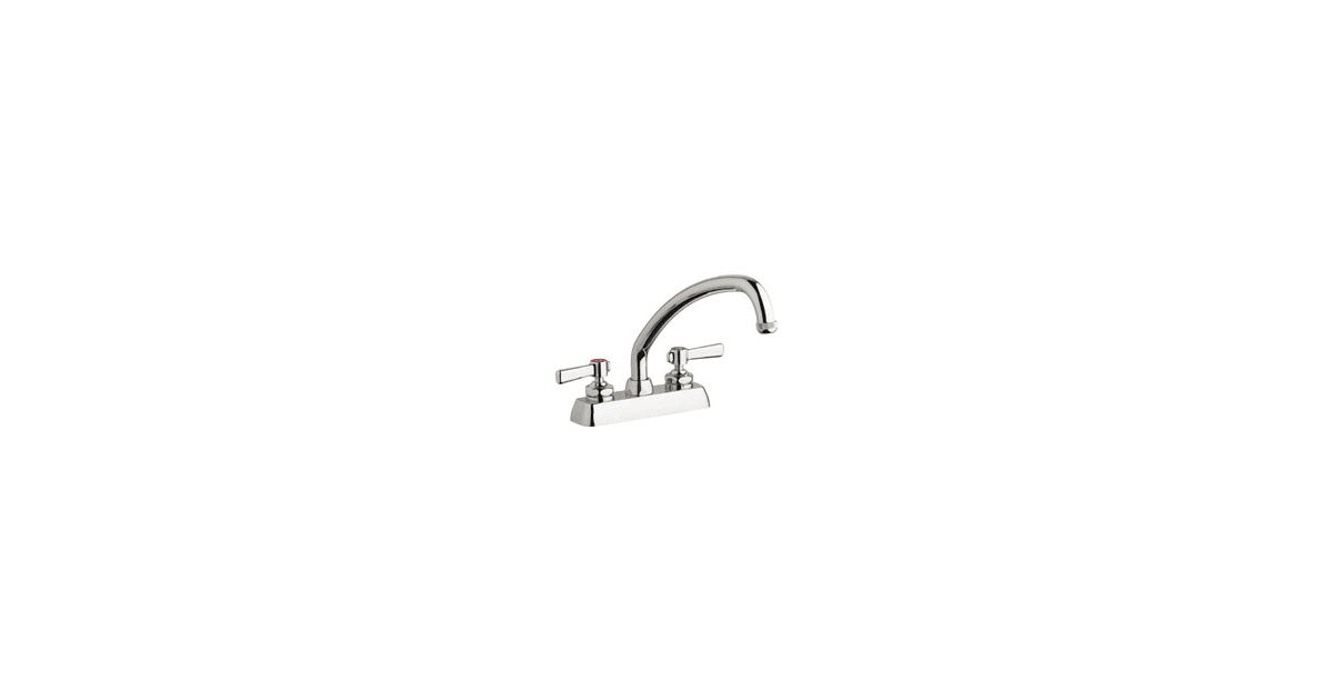 Chicago Faucets W4DL9E1369AB Commercial Grade Centerset