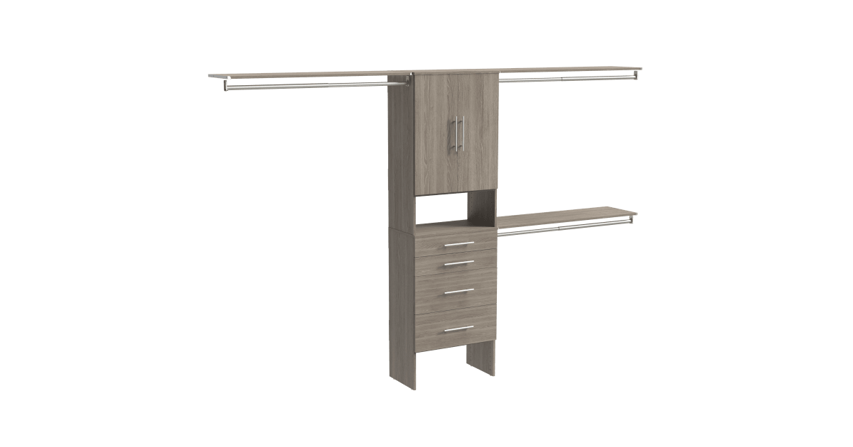 ClosetMaid 1793040 SuiteSymphony 7 to 10 Foot Wide Closet