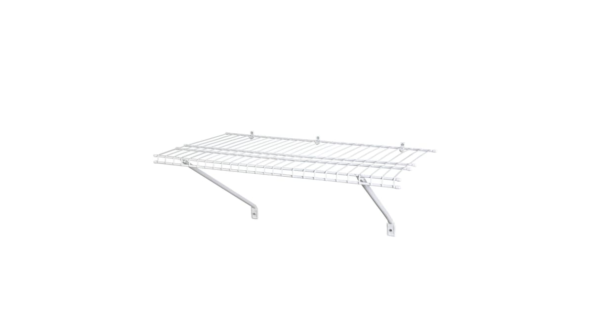 24 Inch Wide Wire Shelf Kit, Closetmaid Shelving Parts