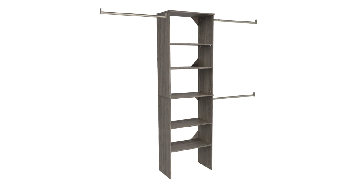 Closetmaid narrow store ladder bookcase