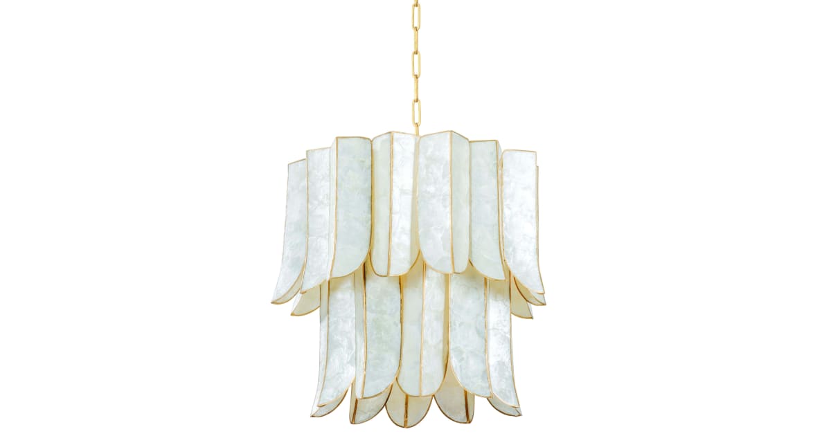 Corbett Lighting 36523VGL Cartagena 7 Light 23" Wide Waterfall