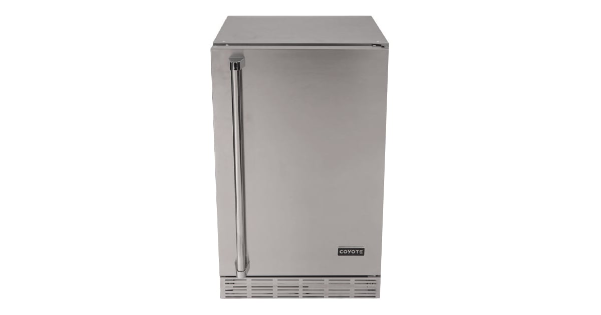 Coyote CBIRL Outdoor Refrigerator with Left Swing Hinge