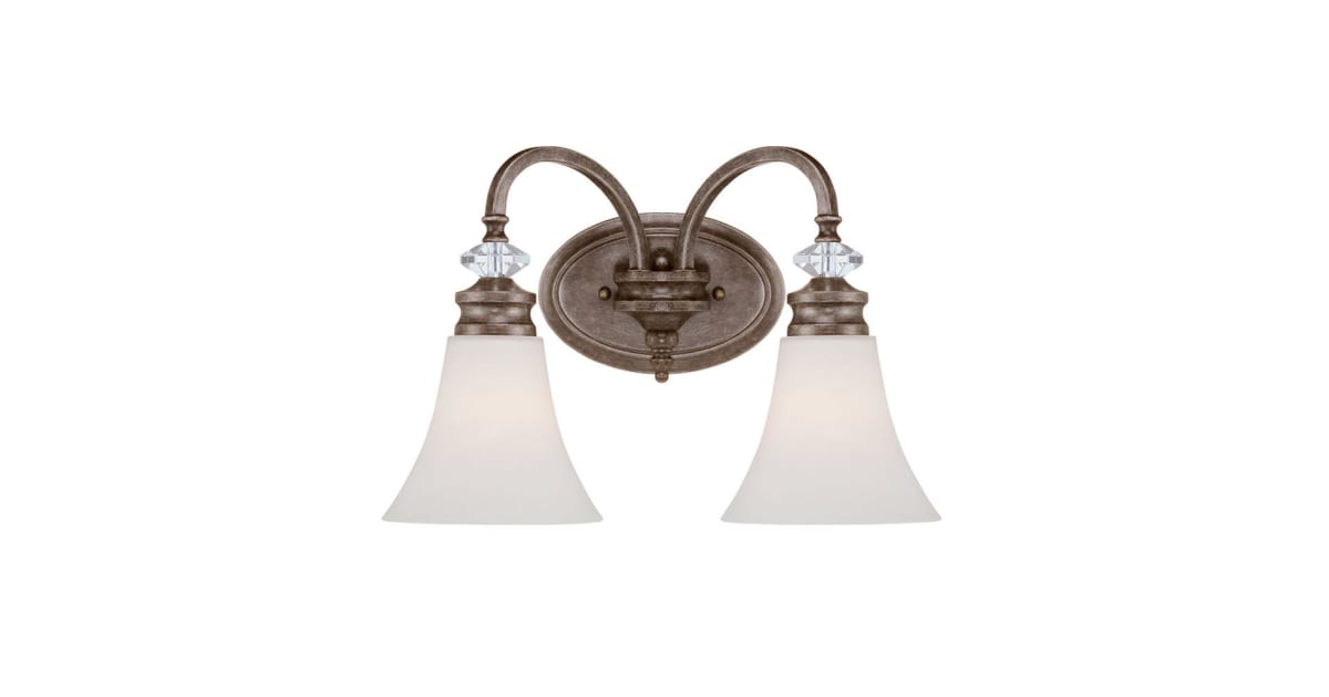Craftmade 26702-MBS Boulevard 2 Light Indoor Wall Sconce | Ferguson Home