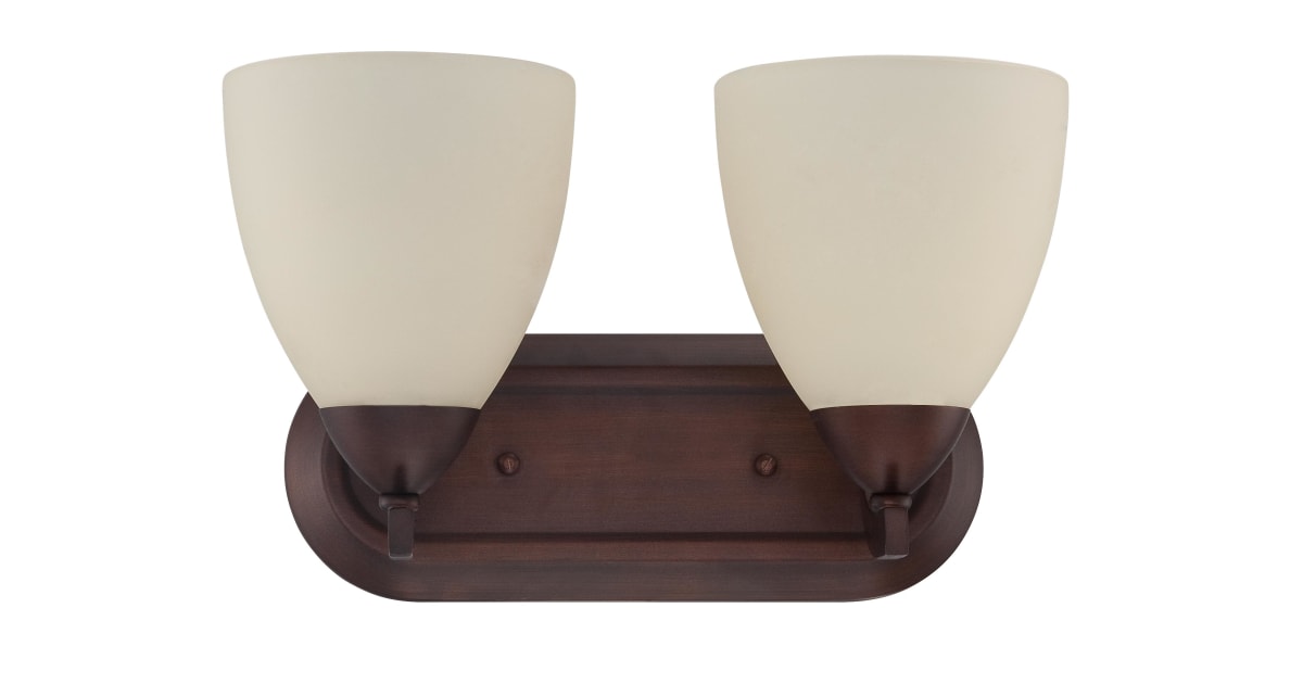 Craftmade 37702OLB Almeda 2 Light Bathroom Vanity Light