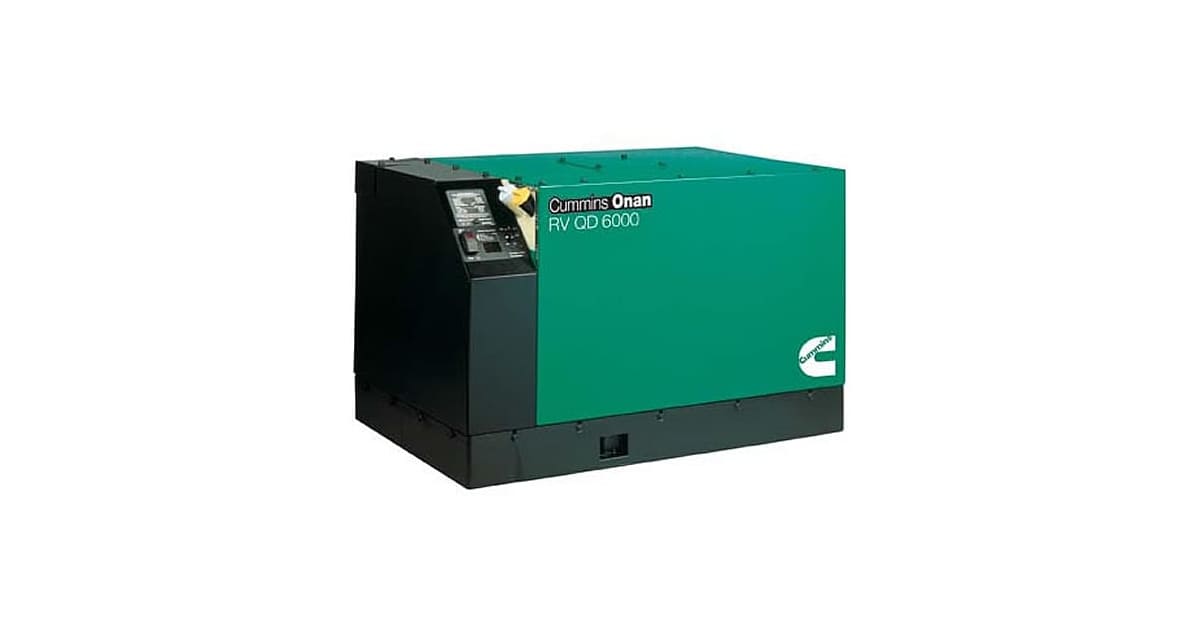 Cummins A064K828 QD Series 6HDKAH-1044 - 6kW (120V) Single-Phase Diesel ...