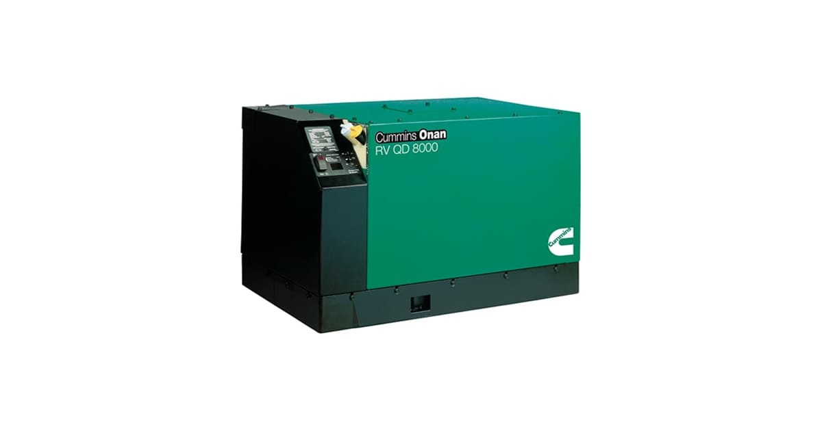 Cummins RV QD 8000 QD Series 8HDKAK-1046 - 8kW (120V) Single-Phase ...