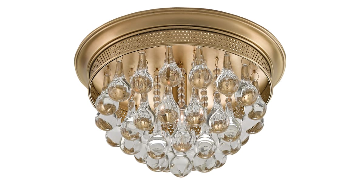 Currey and Company 99990002 Worthing 1 Light Flush Mount