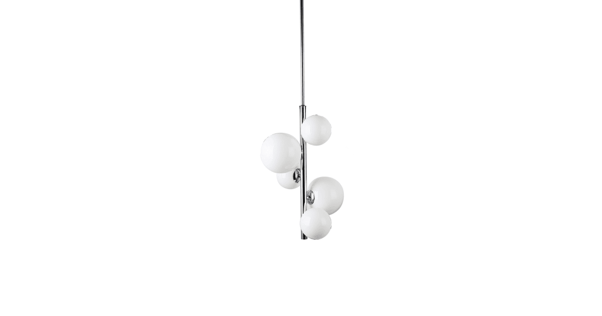 Dainolite GLA175PPC Glasgow 5 Light 11" Wide Pendant