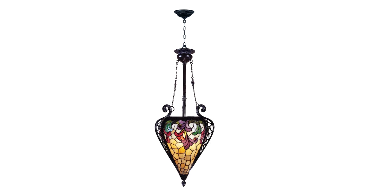 Dale Tiffany TH100578 36.5" Tiffany Single Light Foyer