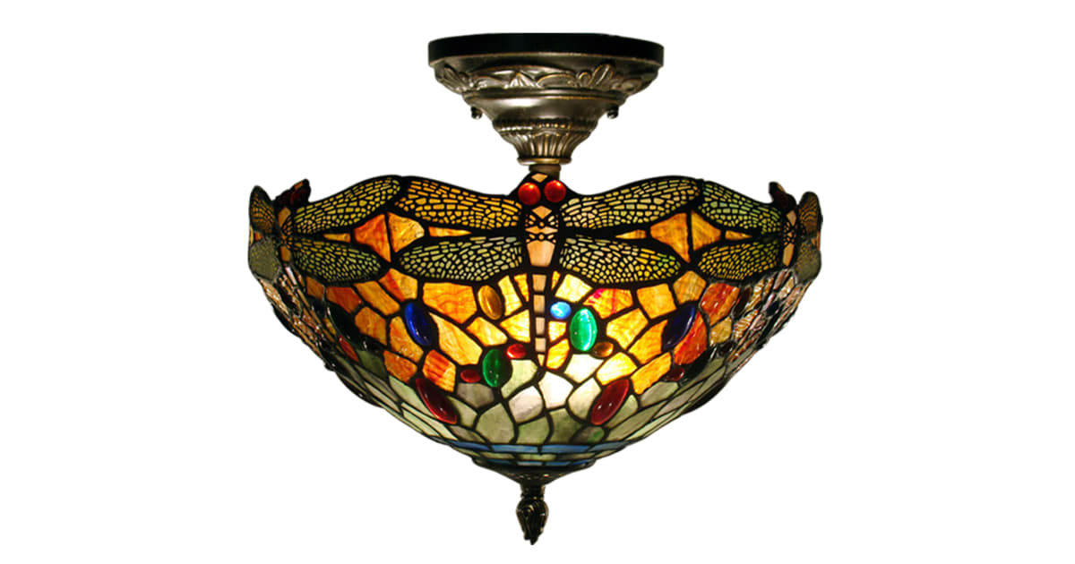 Dale Tiffany TH12235 Sonota 3 Light Flush Mount Ceiling