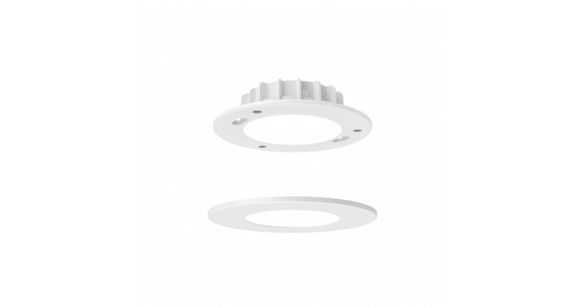 DALS Lighting GMB4-3K-WH Gimbal Recessed Light - 3000K Warm White Dimmable