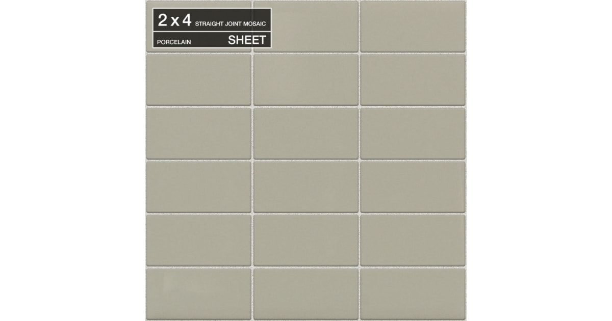 Daltile 070924MS1P2 Modern Dimensions 4" x 2" Straight