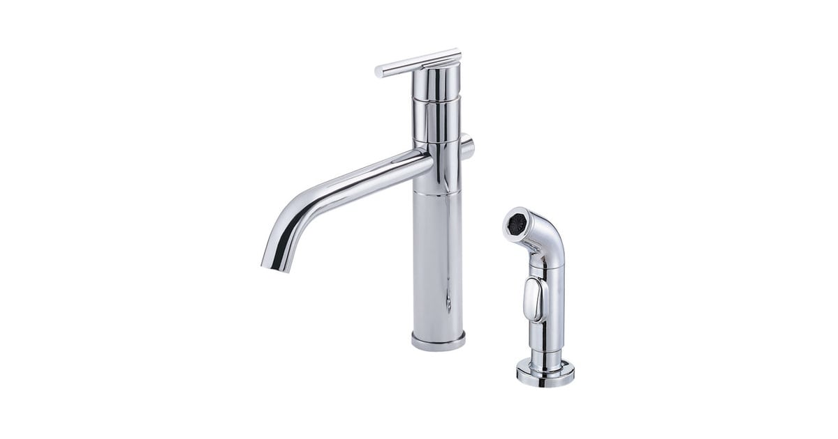 Danze D405558 Kitchen Faucet Includes Metal Side Spray