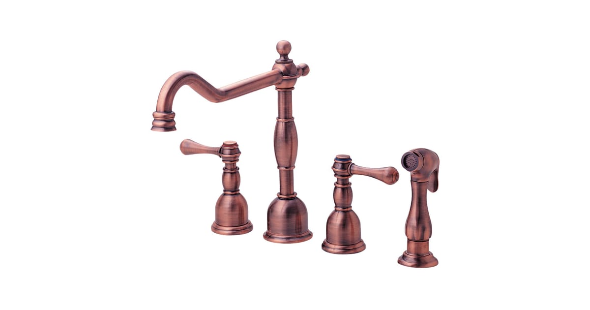 Danze D414357AC Kitchen Faucet Includes Side Spray From