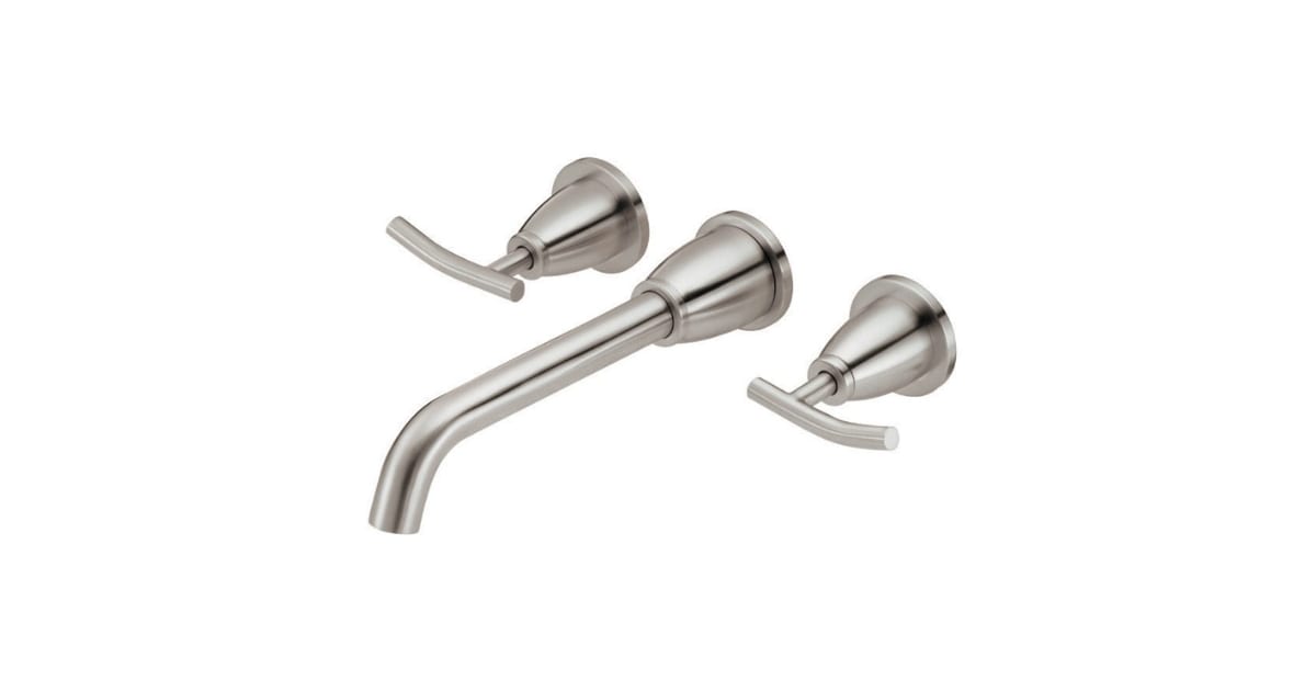 Danze D316254BN Double Handle Widespread Wall Mount Vessel Filler ...