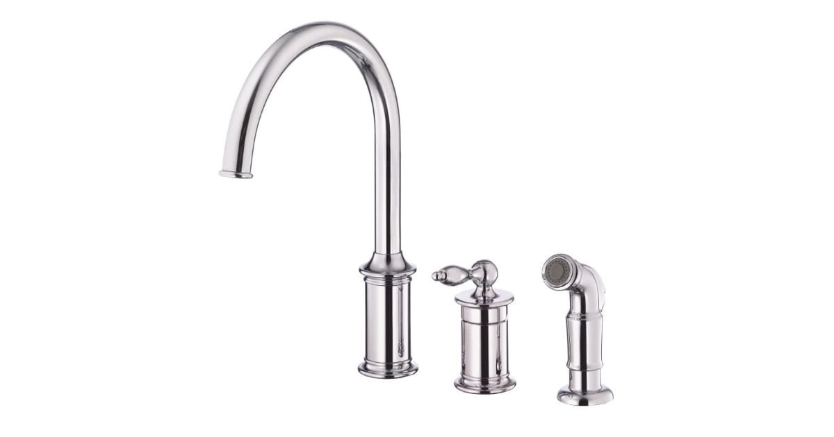Danze D409010 Kitchen Faucet Includes Side Spray From